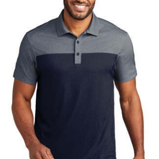 Port Authority® Fine Pique Blend Blocked Polo