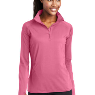 Sport-Tek® Ladies Sport-Wick® Stretch 1/4-Zip Pullover