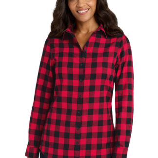 Port Authority® Women's Plaid Flannel Tunic
