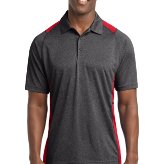 Sport-Tek® Heather Colorblock Contender™ Polo